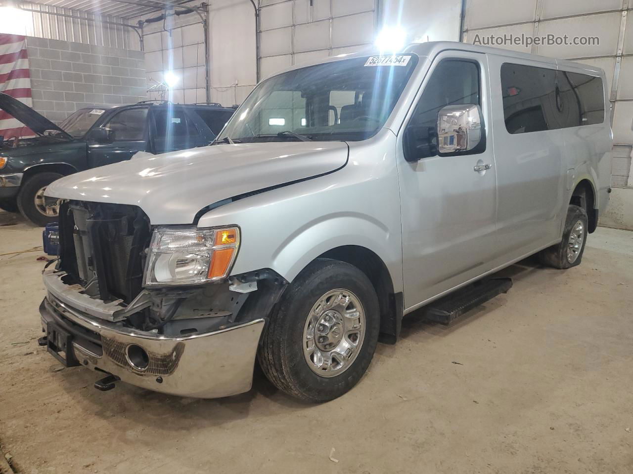 2019 Nissan Nv 3500 Silver vin: 5BZAF0AA4KN850326