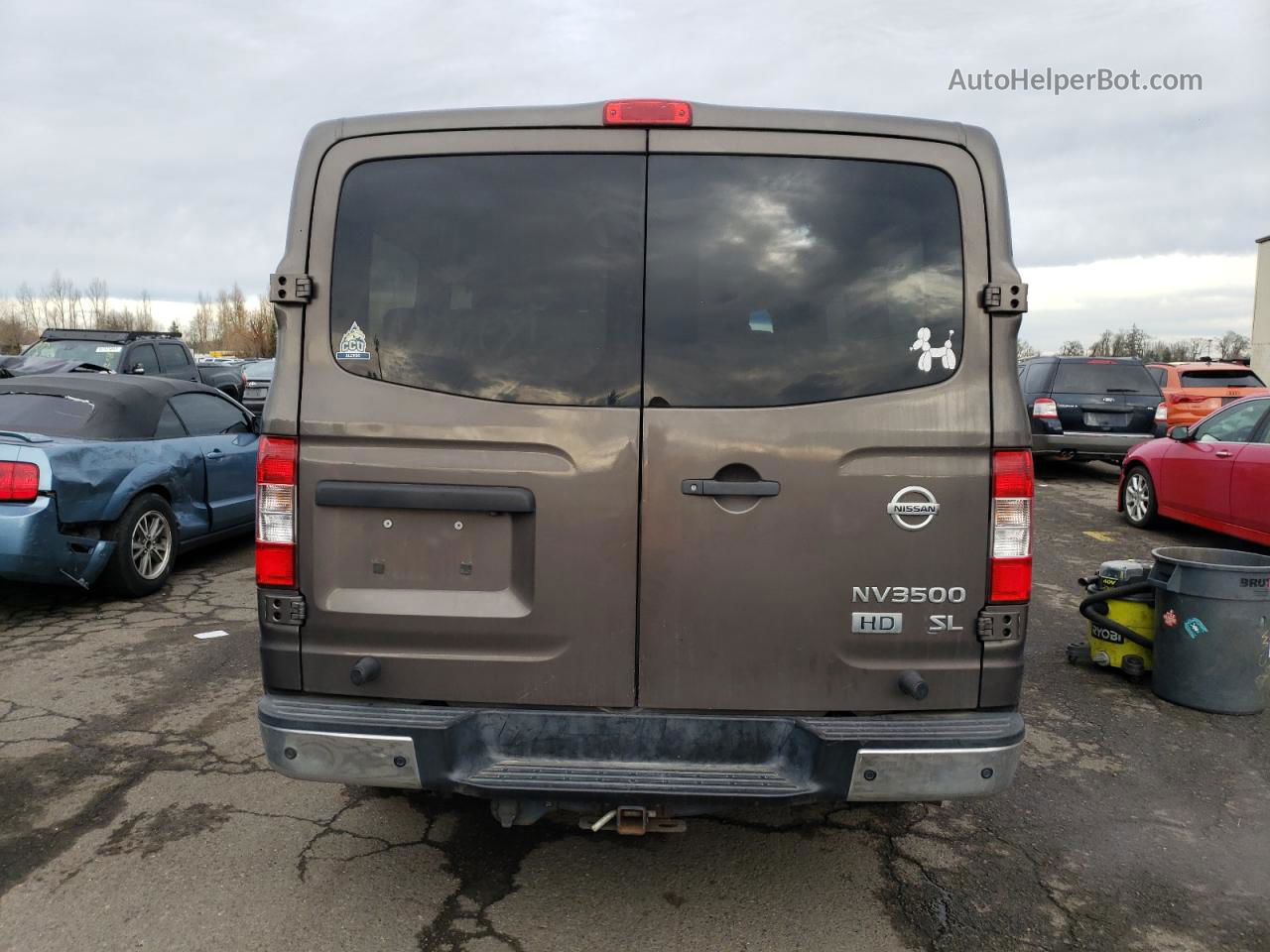 2013 Nissan Nv 3500 S Серый vin: 5BZAF0AA6DN201520