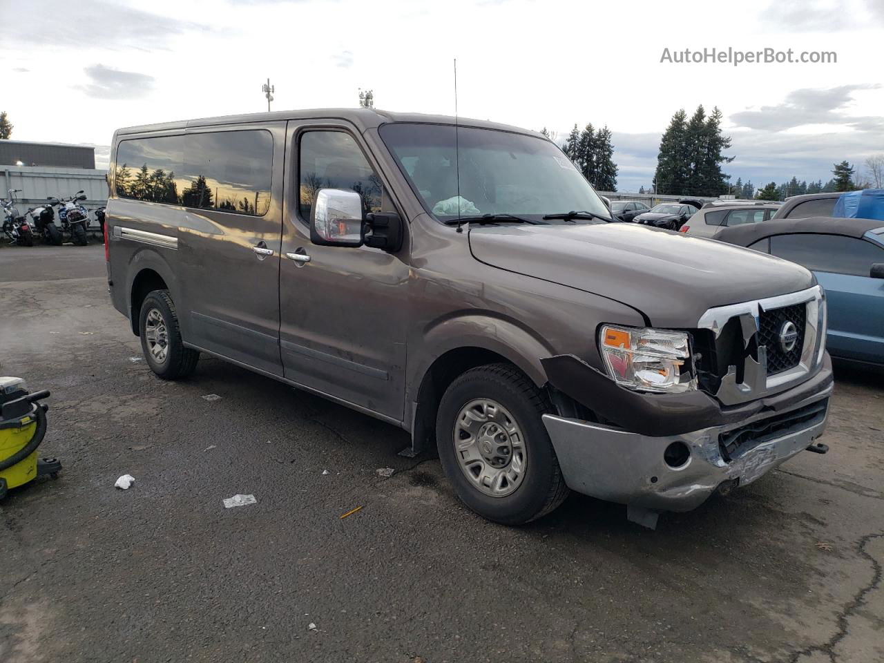 2013 Nissan Nv 3500 S Серый vin: 5BZAF0AA6DN201520