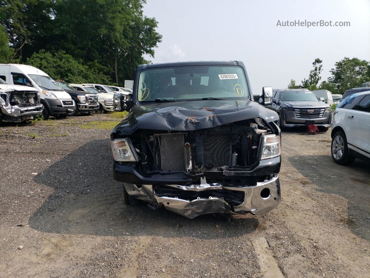 2019 Nissan Nv 3500 Black vin: 5BZAF0AA6KN851798