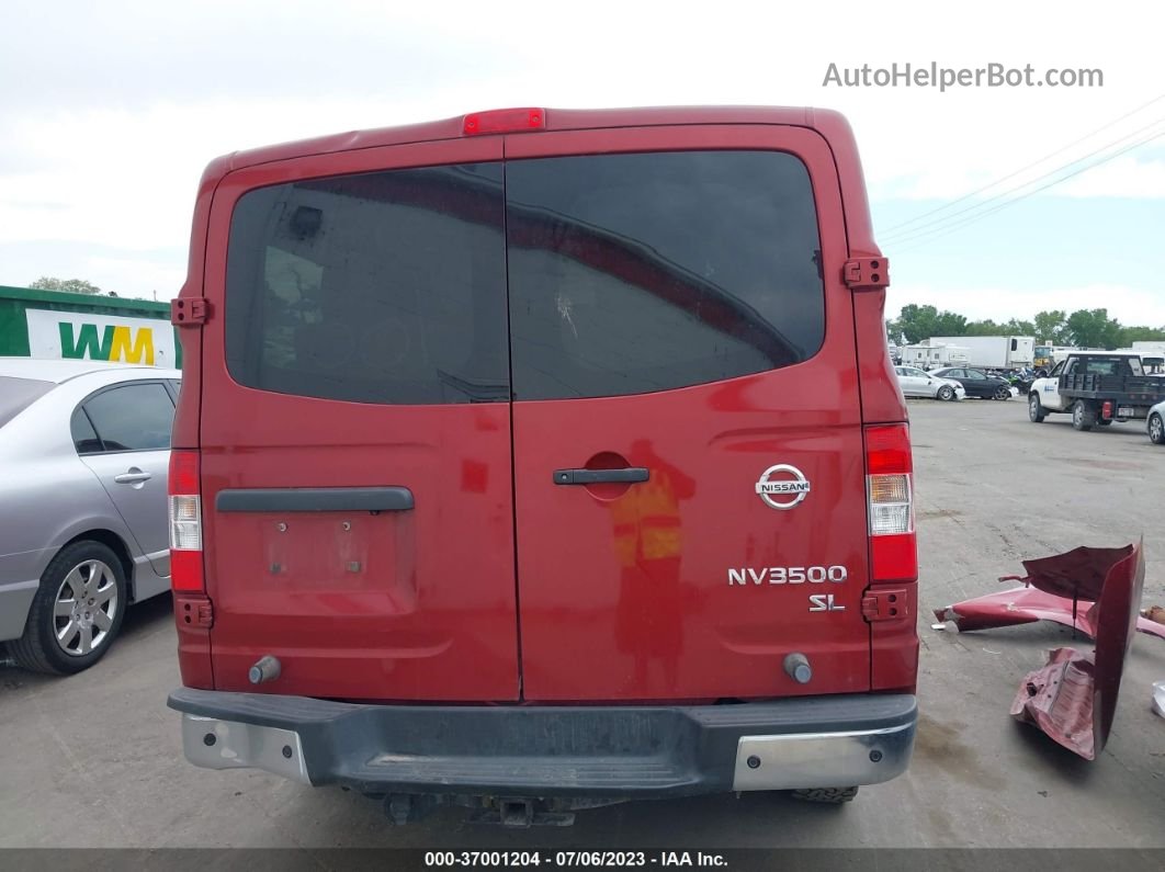 2019 Nissan Nv Passenger Nv3500 Hd Sl Красный vin: 5BZAF0AA6KN852790
