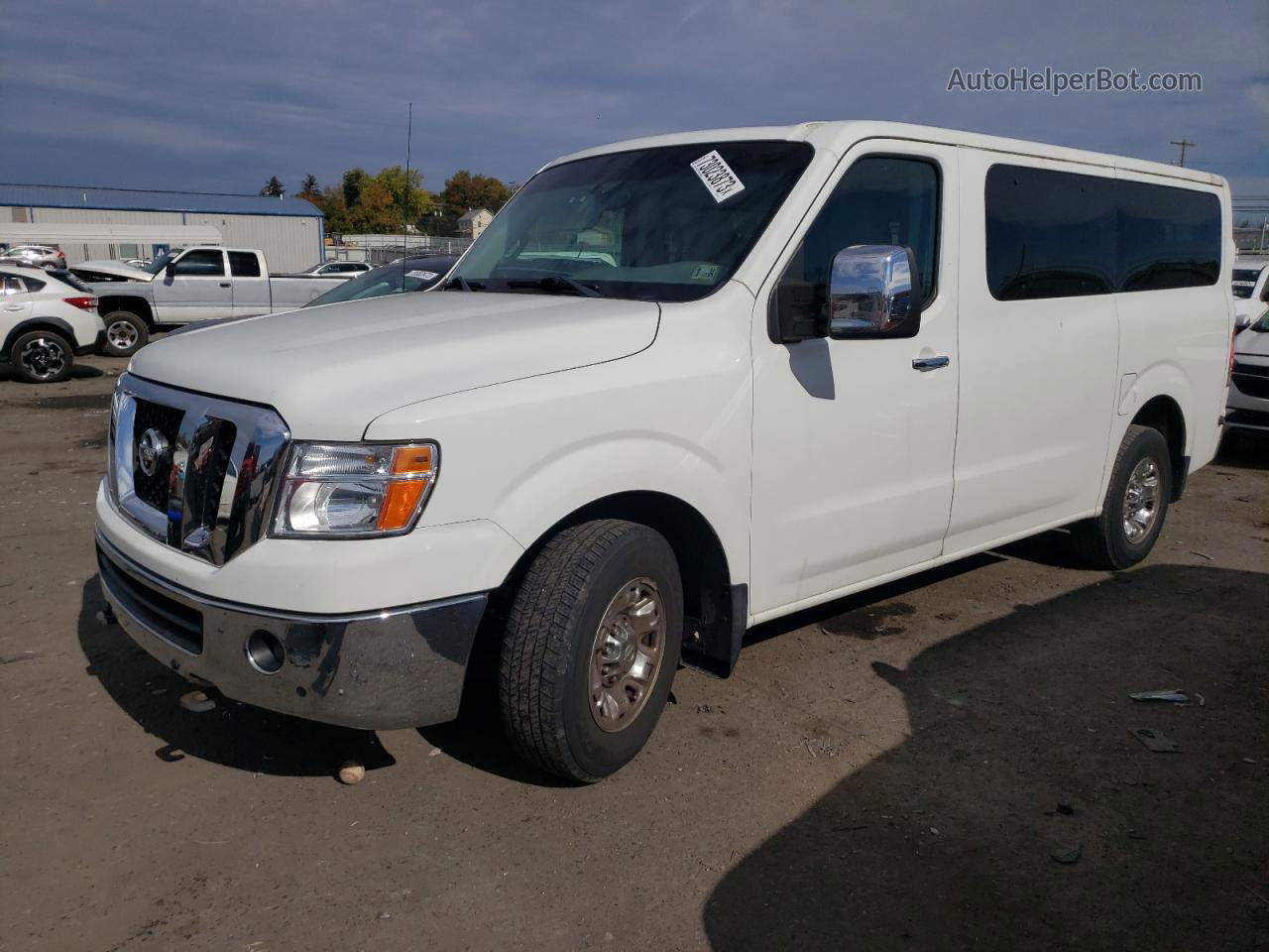 2013 Nissan Nv 3500 S White vin: 5BZAF0AA7DN203177