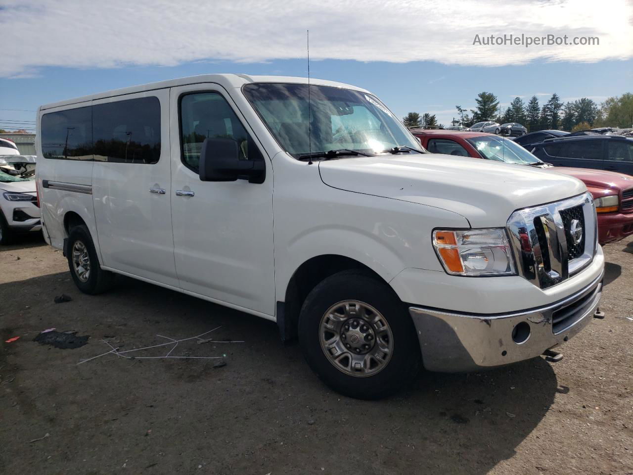 2013 Nissan Nv 3500 S White vin: 5BZAF0AA7DN203177