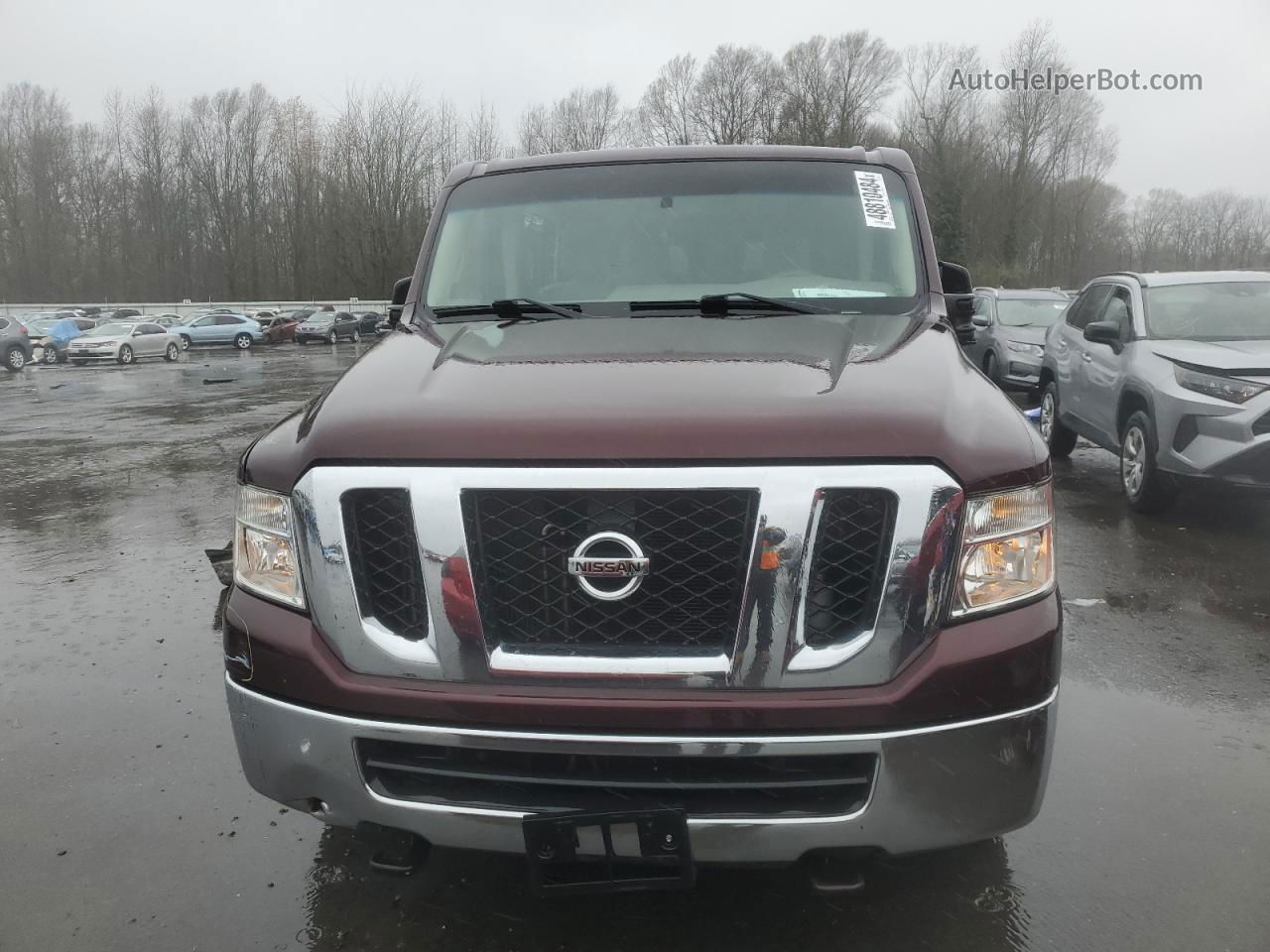 2013 Nissan Nv 3500 S Burgundy vin: 5BZAF0AA9DN200099