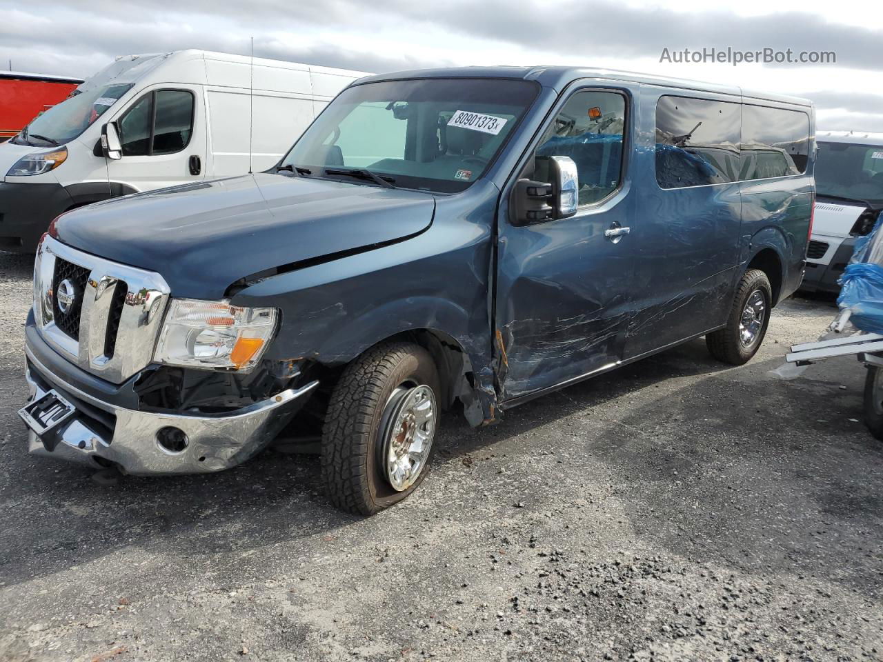 2013 Nissan Nv 3500 S Синий vin: 5BZAF0AA9DN202015