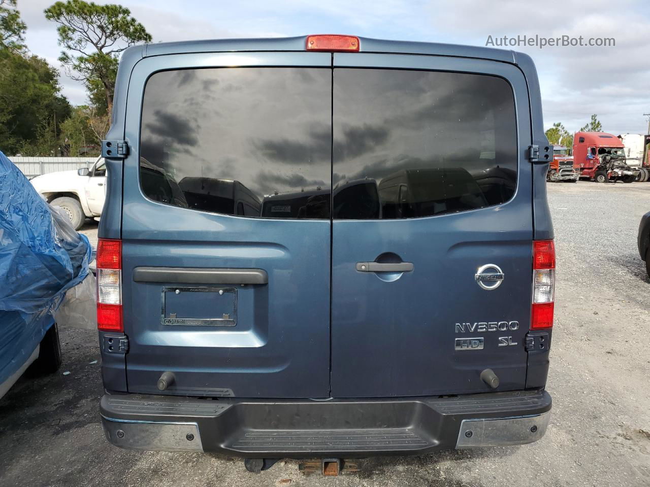 2013 Nissan Nv 3500 S Синий vin: 5BZAF0AA9DN202015