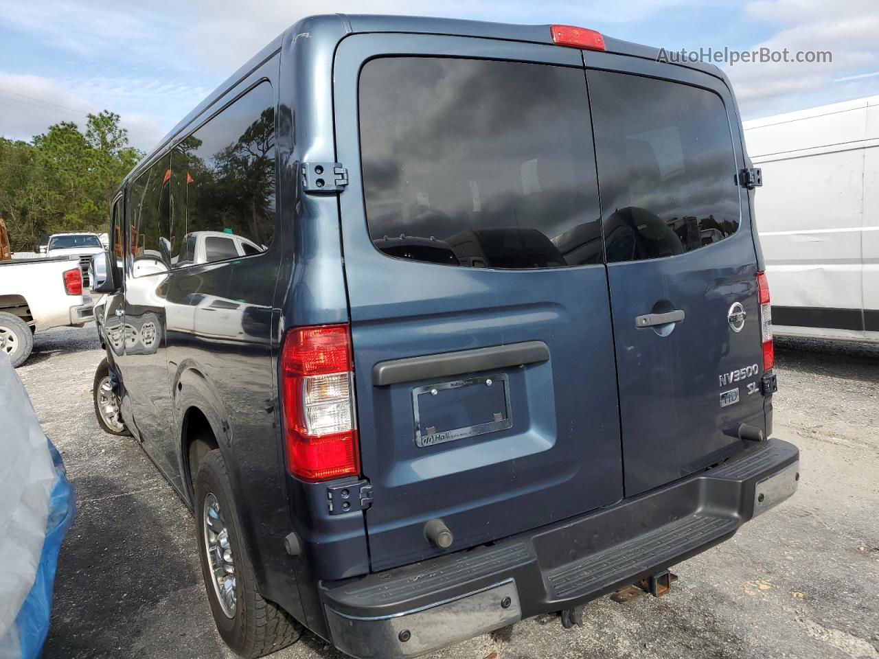 2013 Nissan Nv 3500 S Blue vin: 5BZAF0AA9DN202015