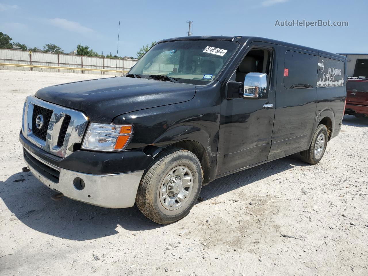 2013 Nissan Nv 3500 S Black vin: 5BZAF0AAXDN200497