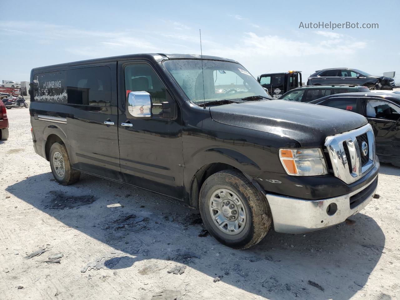 2013 Nissan Nv 3500 S Black vin: 5BZAF0AAXDN200497