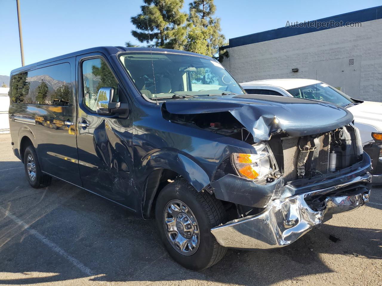 2019 Nissan Nv 3500 Blue vin: 5BZBF0AA1KN852118