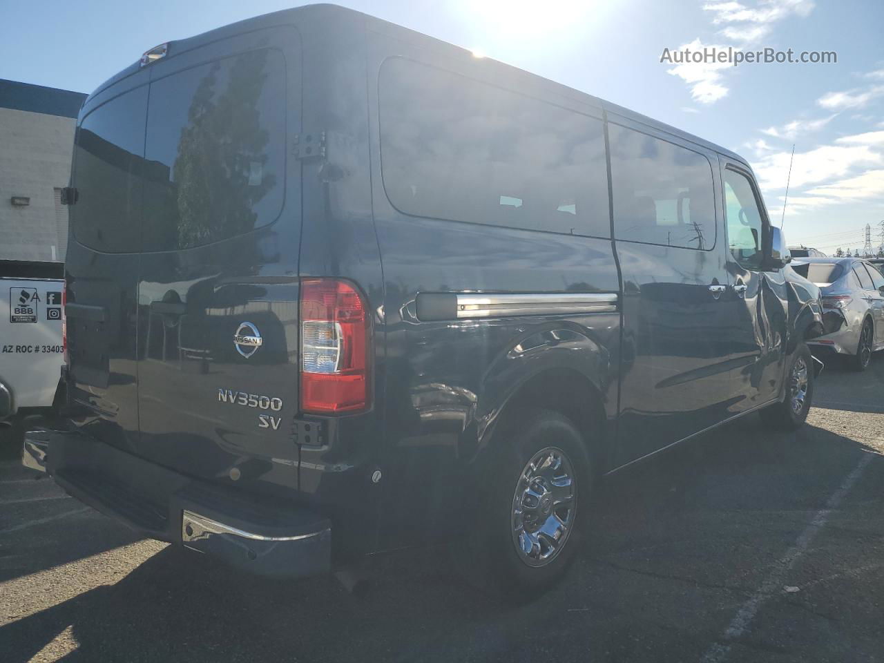 2019 Nissan Nv 3500 Blue vin: 5BZBF0AA1KN852118