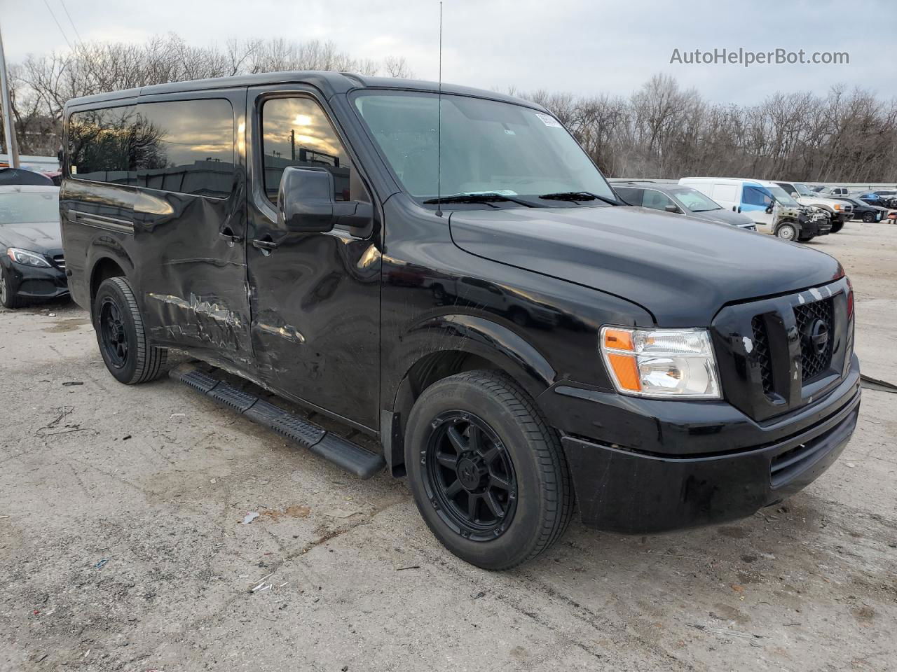 2019 Nissan Nv 3500 Black vin: 5BZBF0AA2KN850359