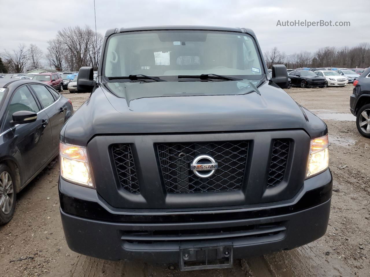 2019 Nissan Nv 3500 Black vin: 5BZBF0AA4KN850587