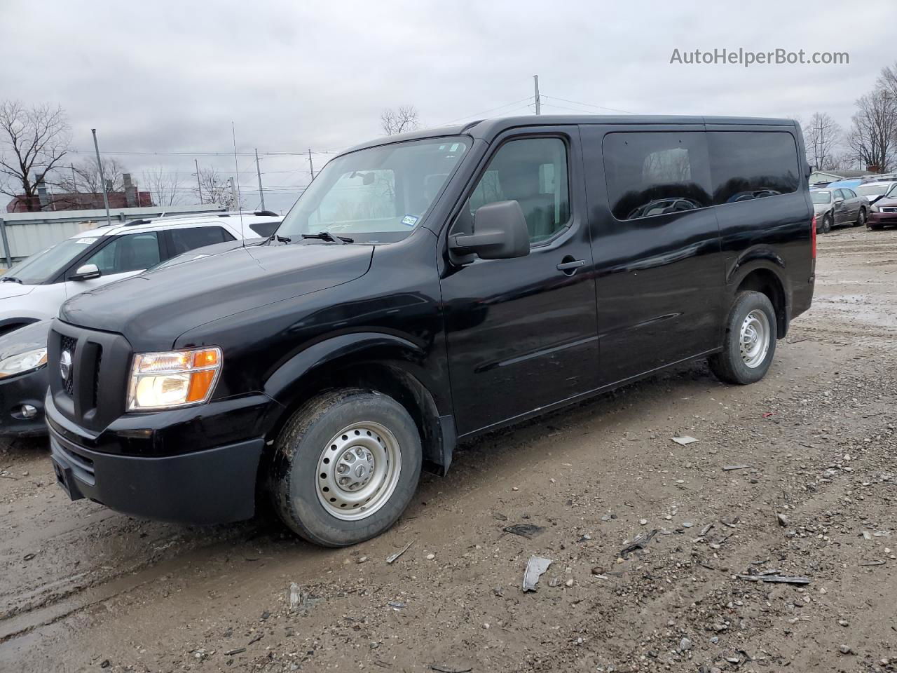 2019 Nissan Nv 3500 Black vin: 5BZBF0AA4KN850587