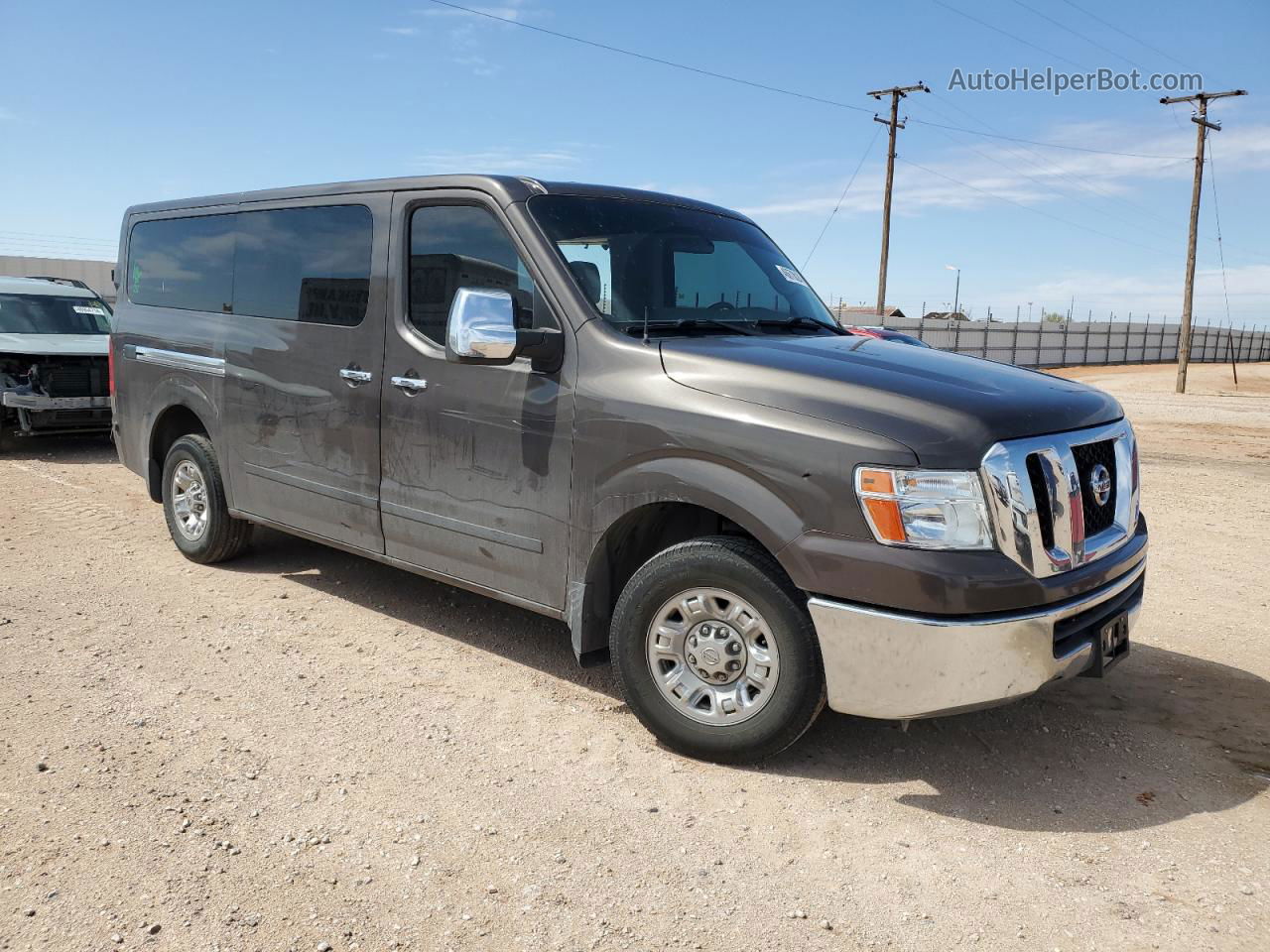 2019 Nissan Nv 3500 Brown vin: 5BZBF0AA6KN852521