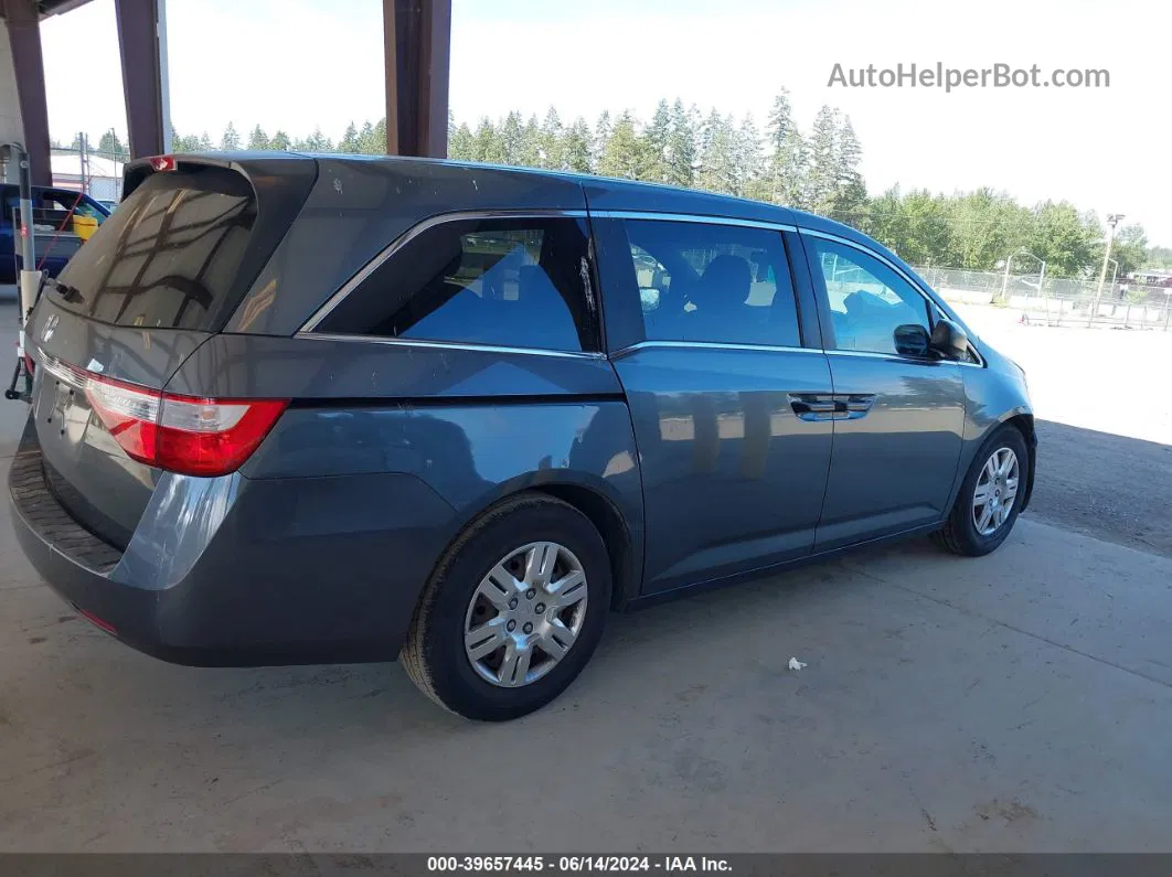 2013 Honda Odyssey Lx Gray vin: 5FNRL5H20DB064158