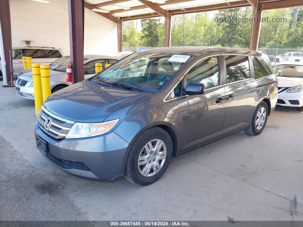 2013 Honda Odyssey Lx Gray vin: 5FNRL5H20DB064158