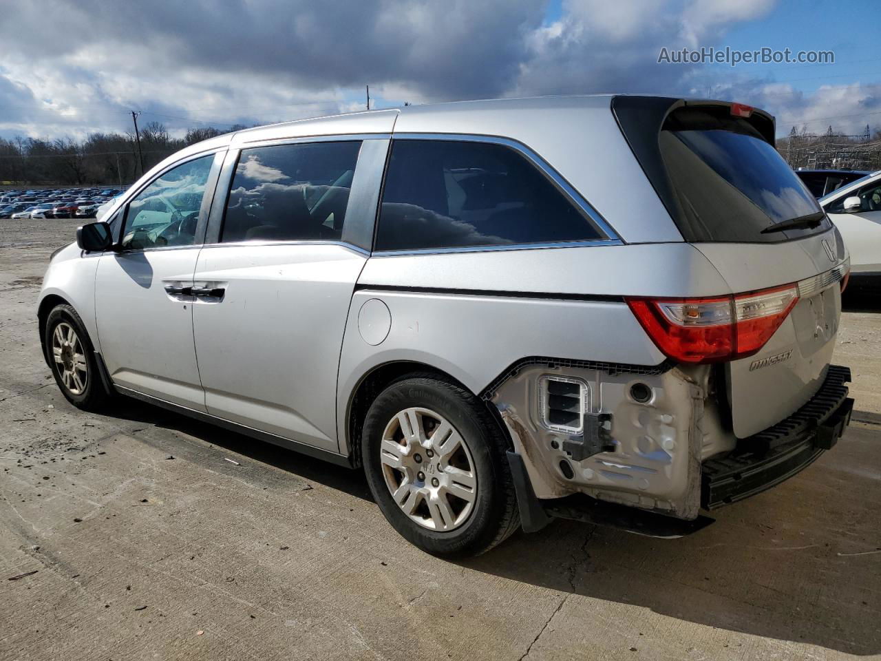 2013 Honda Odyssey Lx Silver vin: 5FNRL5H21DB091451