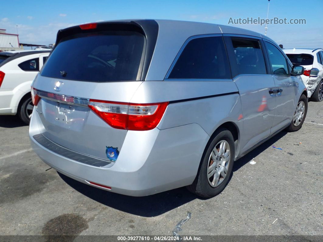 2013 Honda Odyssey Lx Silver vin: 5FNRL5H22DB069815