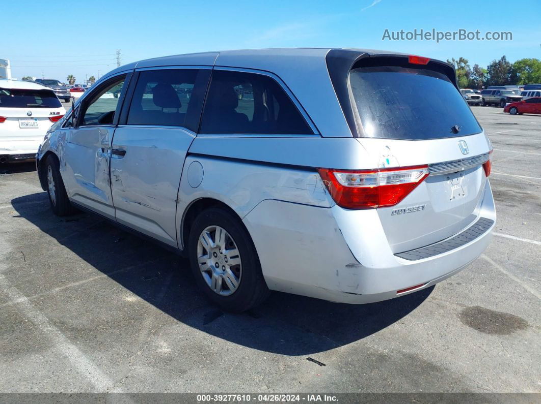 2013 Honda Odyssey Lx Silver vin: 5FNRL5H22DB069815