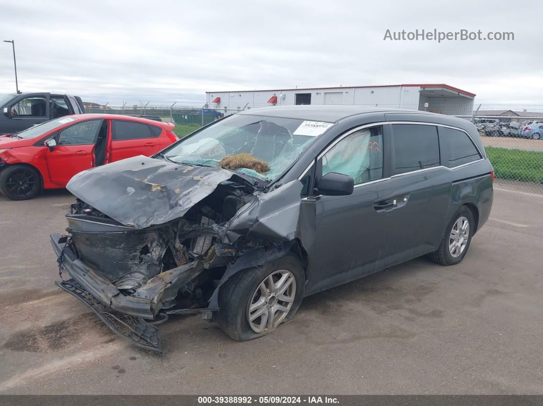 2013 Honda Odyssey Lx Gray vin: 5FNRL5H24DB002617