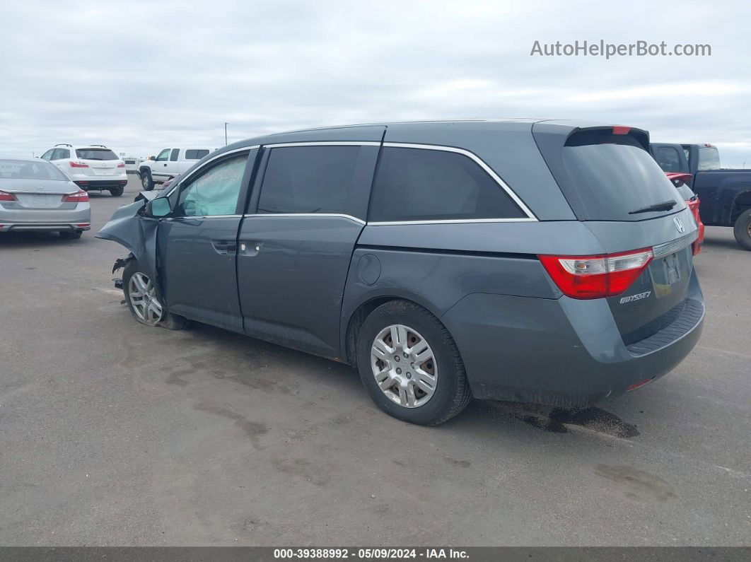 2013 Honda Odyssey Lx Gray vin: 5FNRL5H24DB002617