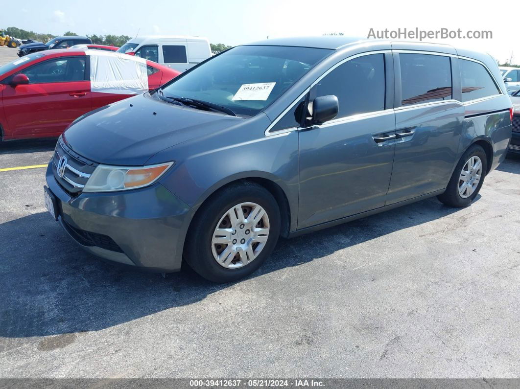 2013 Honda Odyssey Lx Gray vin: 5FNRL5H24DB019188