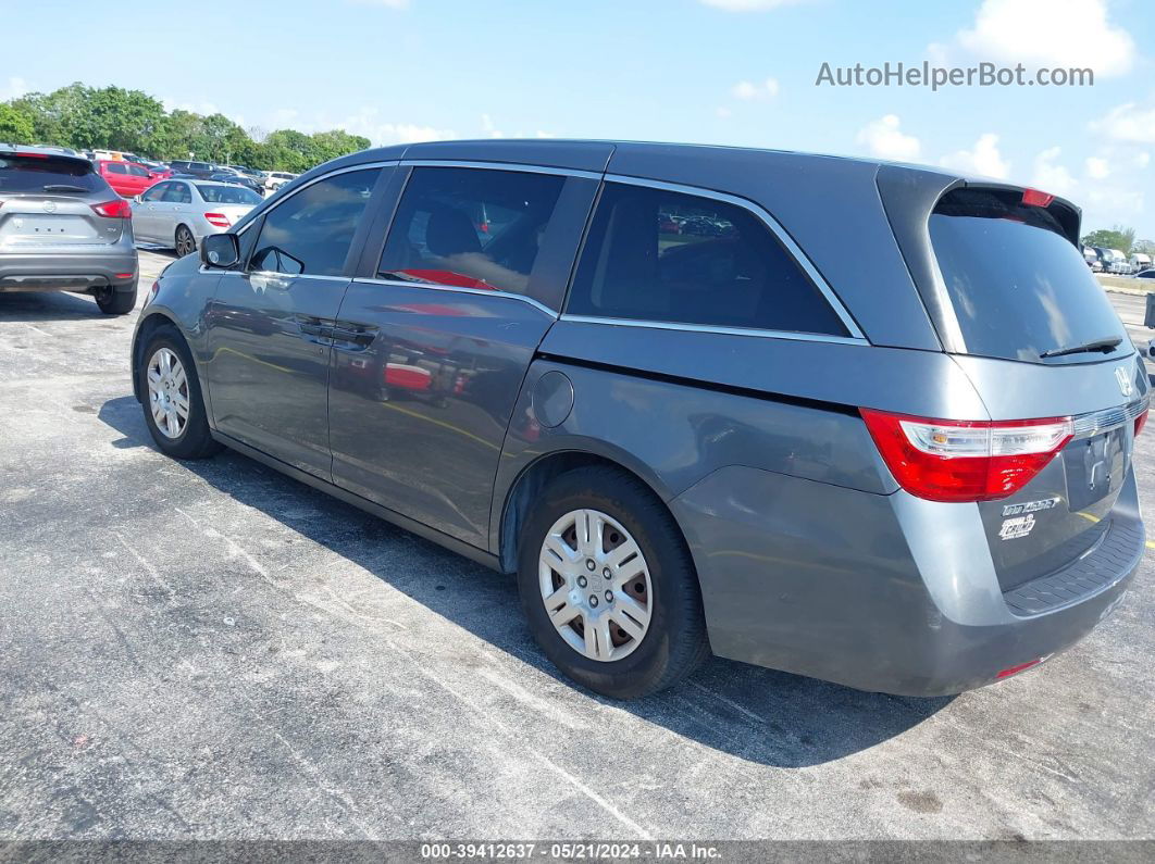 2013 Honda Odyssey Lx Gray vin: 5FNRL5H24DB019188