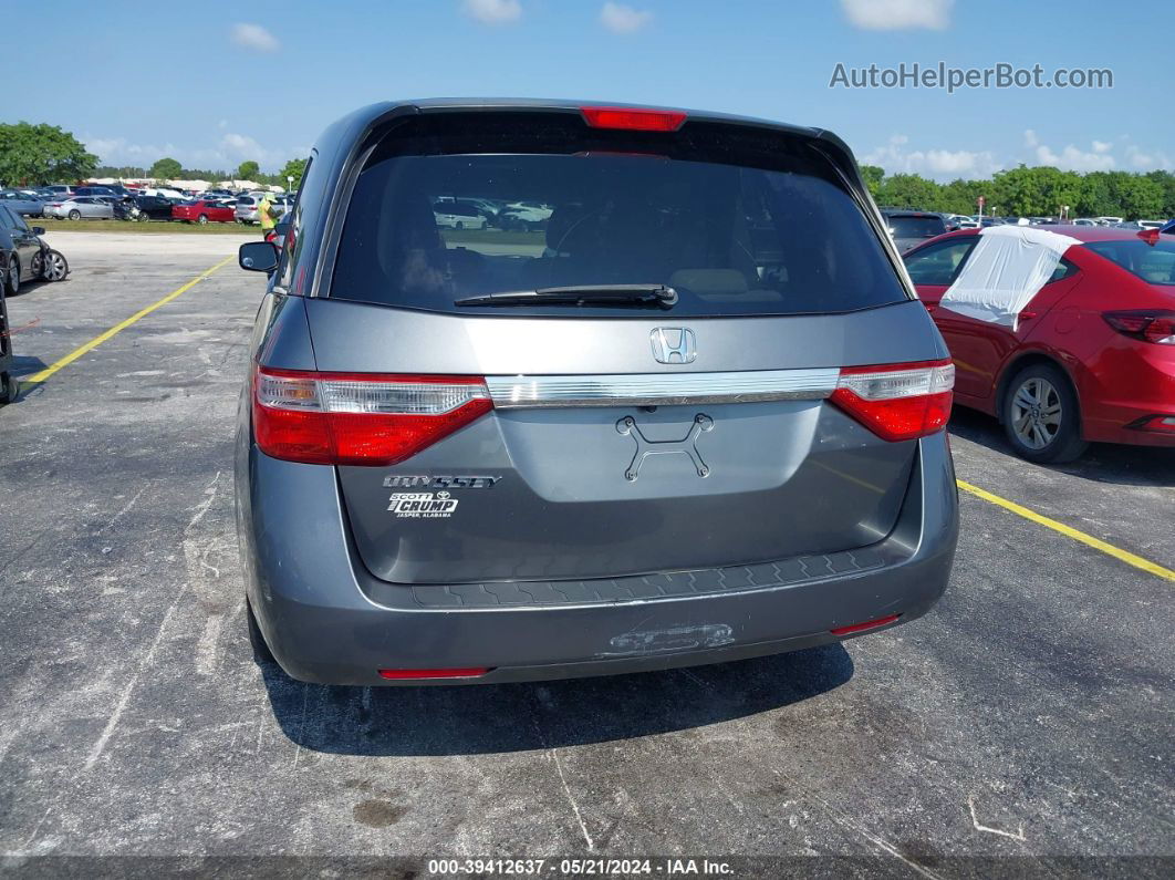 2013 Honda Odyssey Lx Gray vin: 5FNRL5H24DB019188