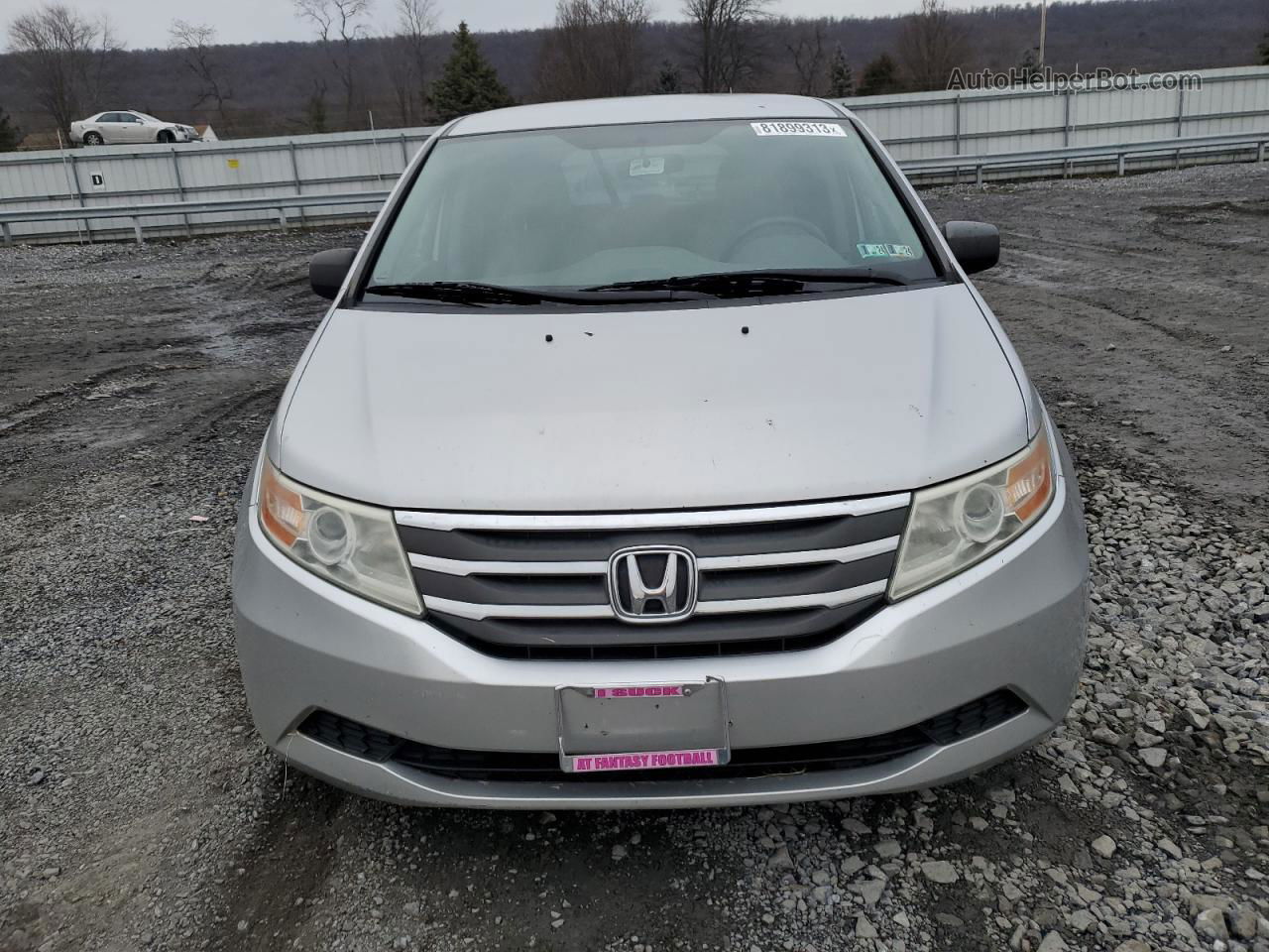 2013 Honda Odyssey Lx Silver vin: 5FNRL5H24DB052191