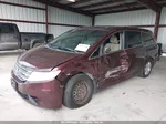 2013 Honda Odyssey Lx Burgundy vin: 5FNRL5H25DB004814