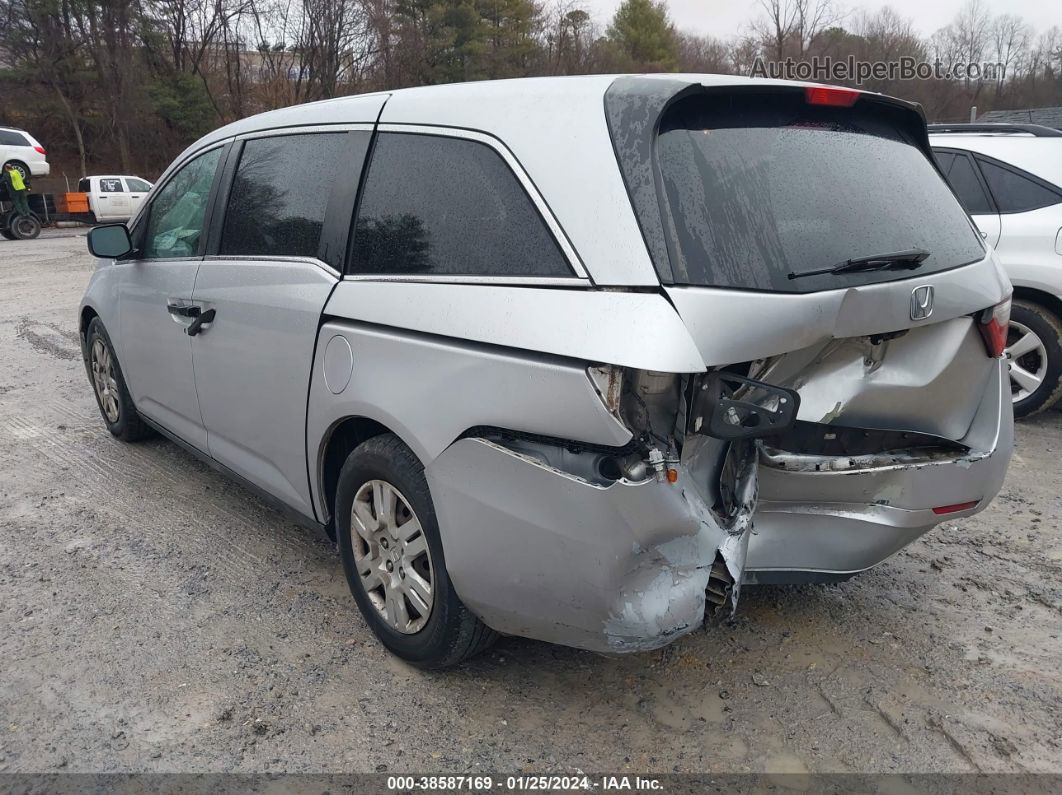 2013 Honda Odyssey Lx Silver vin: 5FNRL5H27DB019220