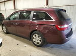 2013 Honda Odyssey Lx Burgundy vin: 5FNRL5H28DB017492