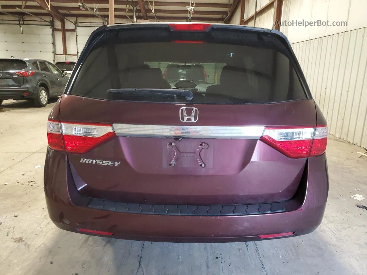 2013 Honda Odyssey Lx Бордовый vin: 5FNRL5H28DB017492