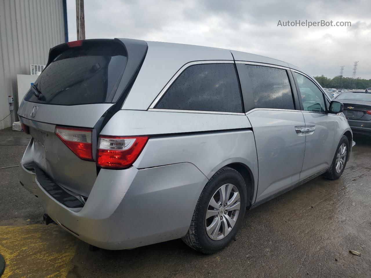 2013 Honda Odyssey Ex Серебряный vin: 5FNRL5H41DB026827