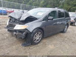 2013 Honda Odyssey Ex Gray vin: 5FNRL5H41DB051159