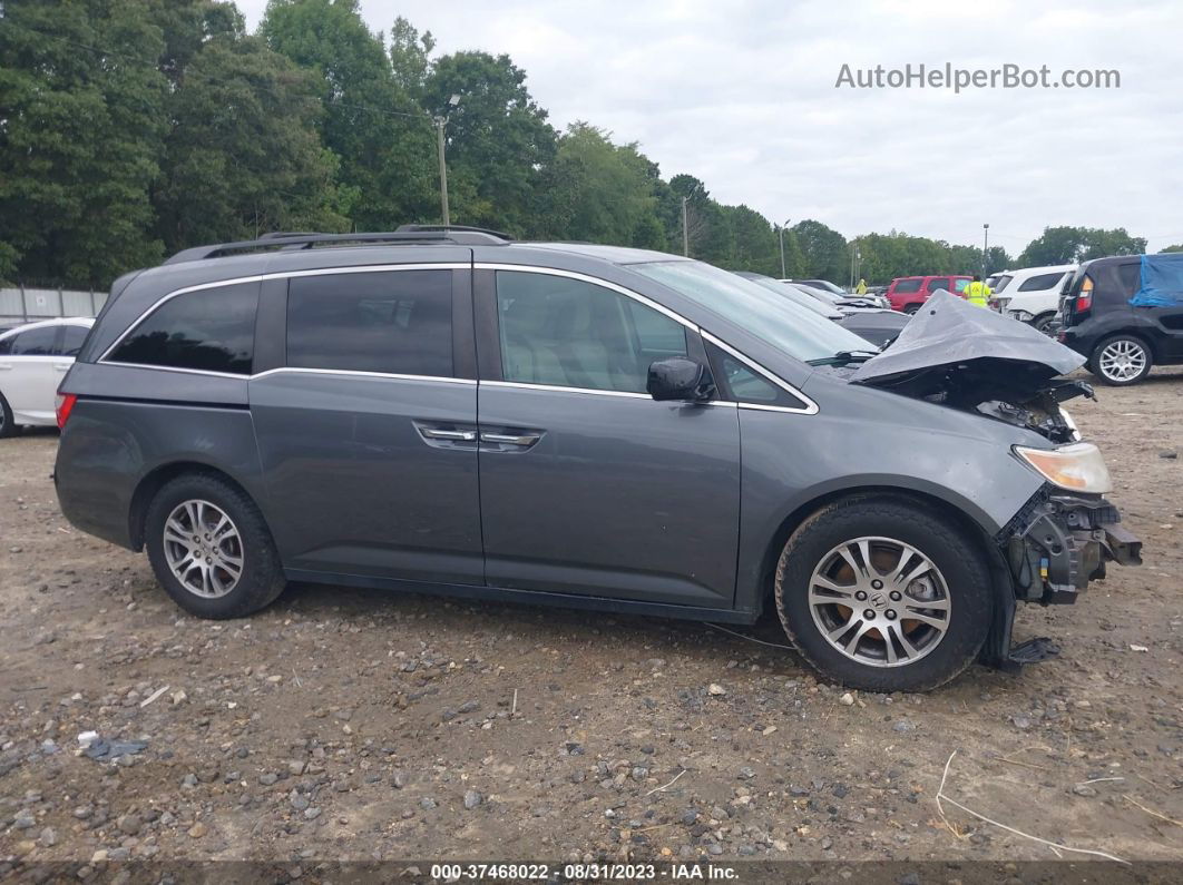 2013 Honda Odyssey Ex Gray vin: 5FNRL5H41DB051159