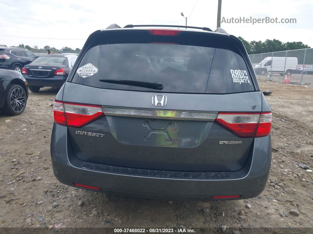 2013 Honda Odyssey Ex Gray vin: 5FNRL5H41DB051159