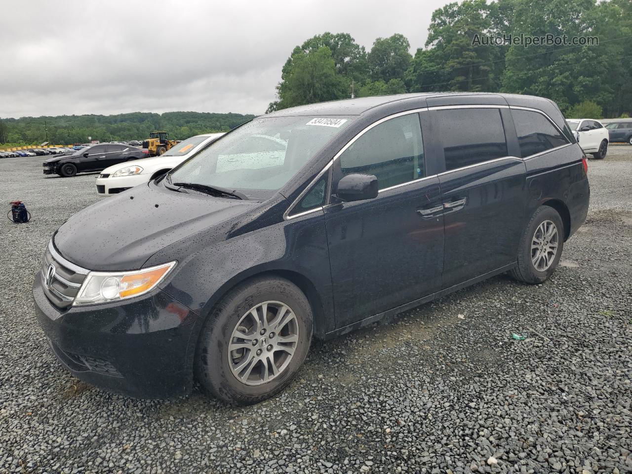 2013 Honda Odyssey Ex Black vin: 5FNRL5H41DB075395