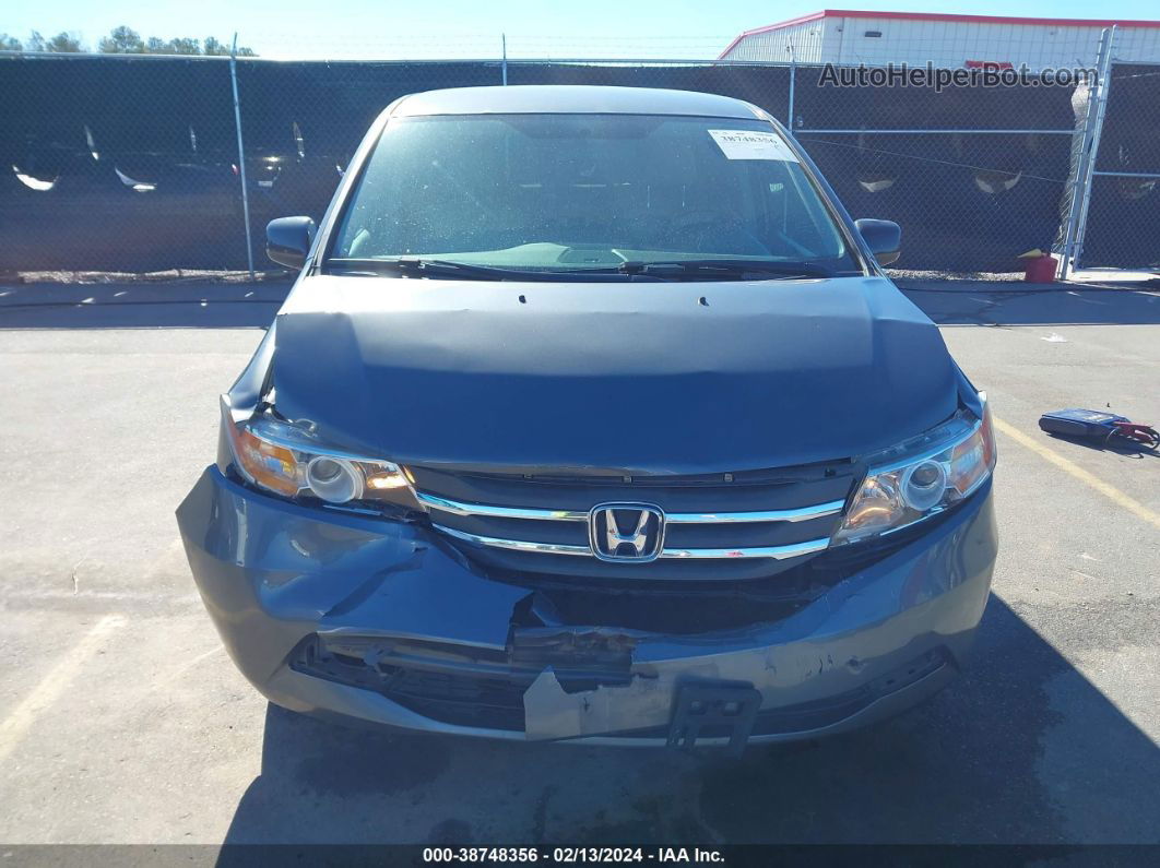 2013 Honda Odyssey Ex Gray vin: 5FNRL5H42DB009289