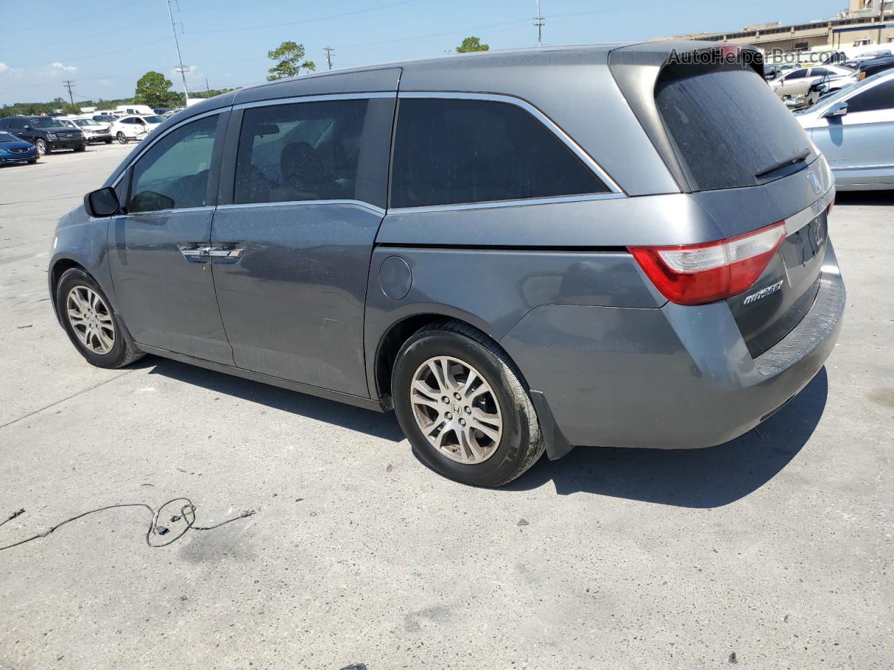 2013 Honda Odyssey Ex Gray vin: 5FNRL5H42DB017585