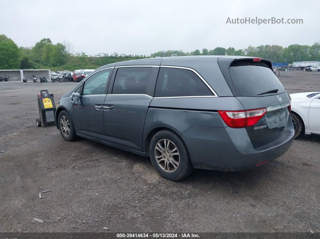 2013 Honda Odyssey Ex Gray vin: 5FNRL5H42DB058461