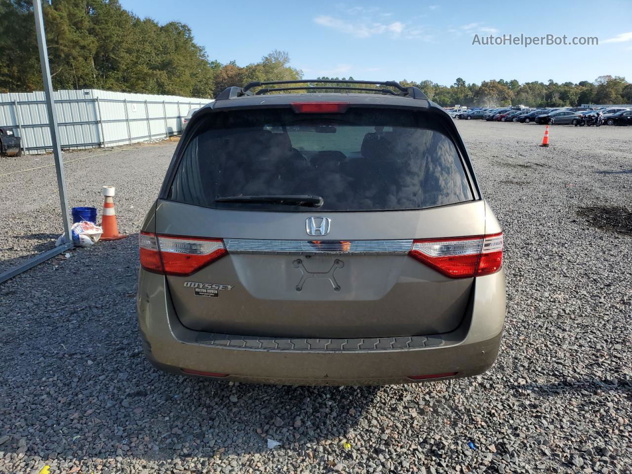 2013 Honda Odyssey Ex Beige vin: 5FNRL5H42DB058508