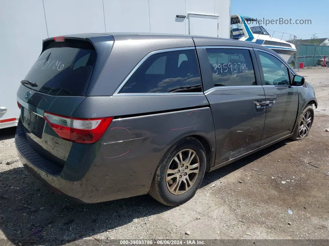 2013 Honda Odyssey Ex Серый vin: 5FNRL5H42DB091802