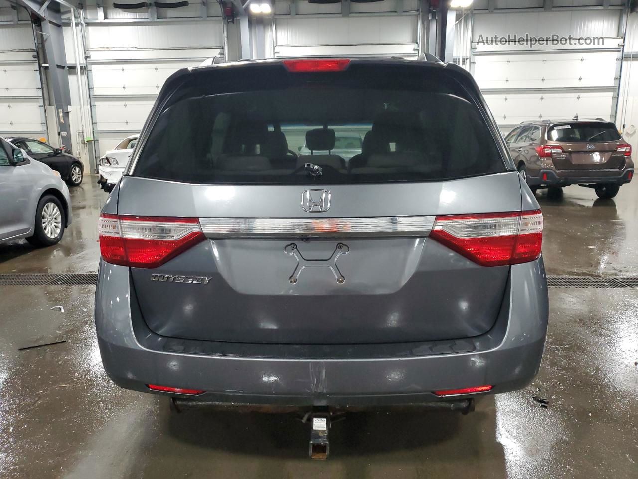 2013 Honda Odyssey Ex Gray vin: 5FNRL5H43DB007521