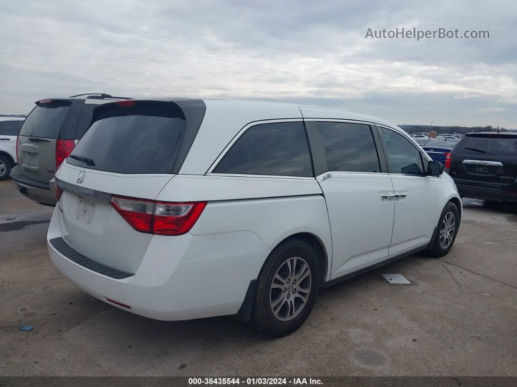 2013 Honda Odyssey Ex White vin: 5FNRL5H43DB074586