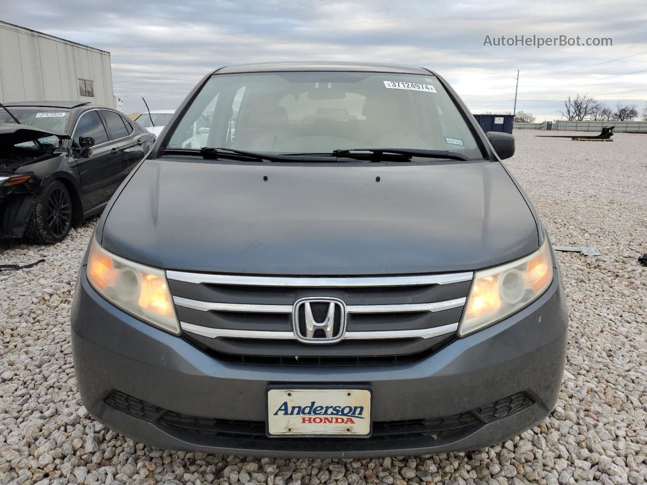 2013 Honda Odyssey Ex Gray vin: 5FNRL5H44DB051267