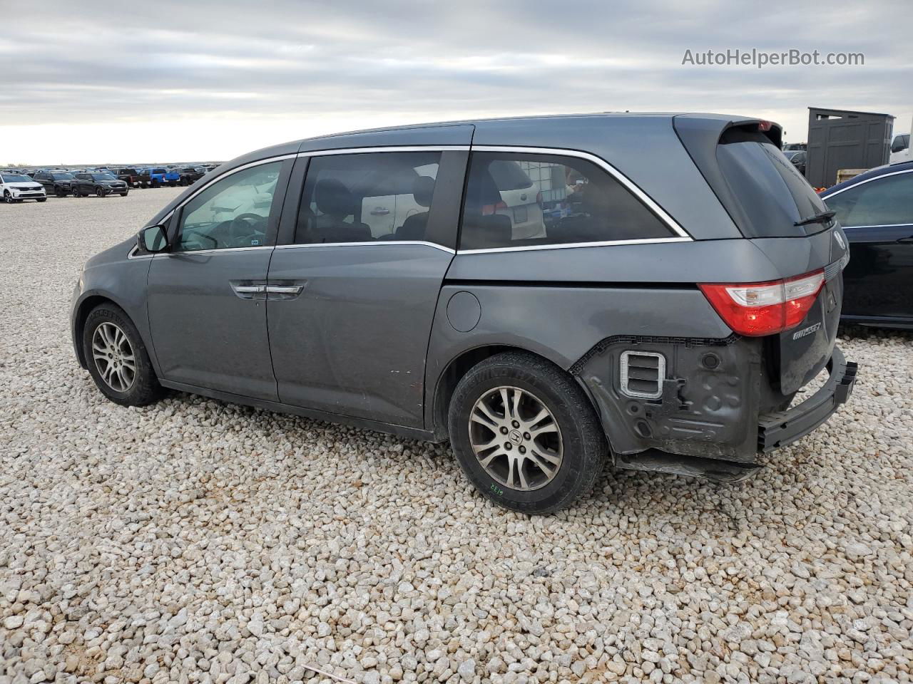 2013 Honda Odyssey Ex Серый vin: 5FNRL5H44DB051267