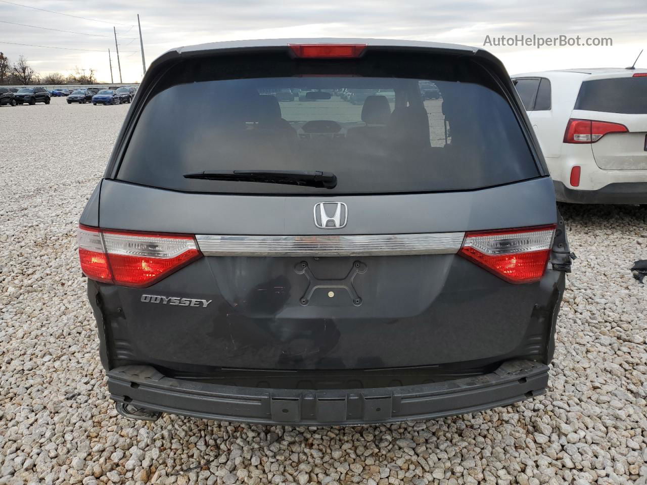 2013 Honda Odyssey Ex Gray vin: 5FNRL5H44DB051267