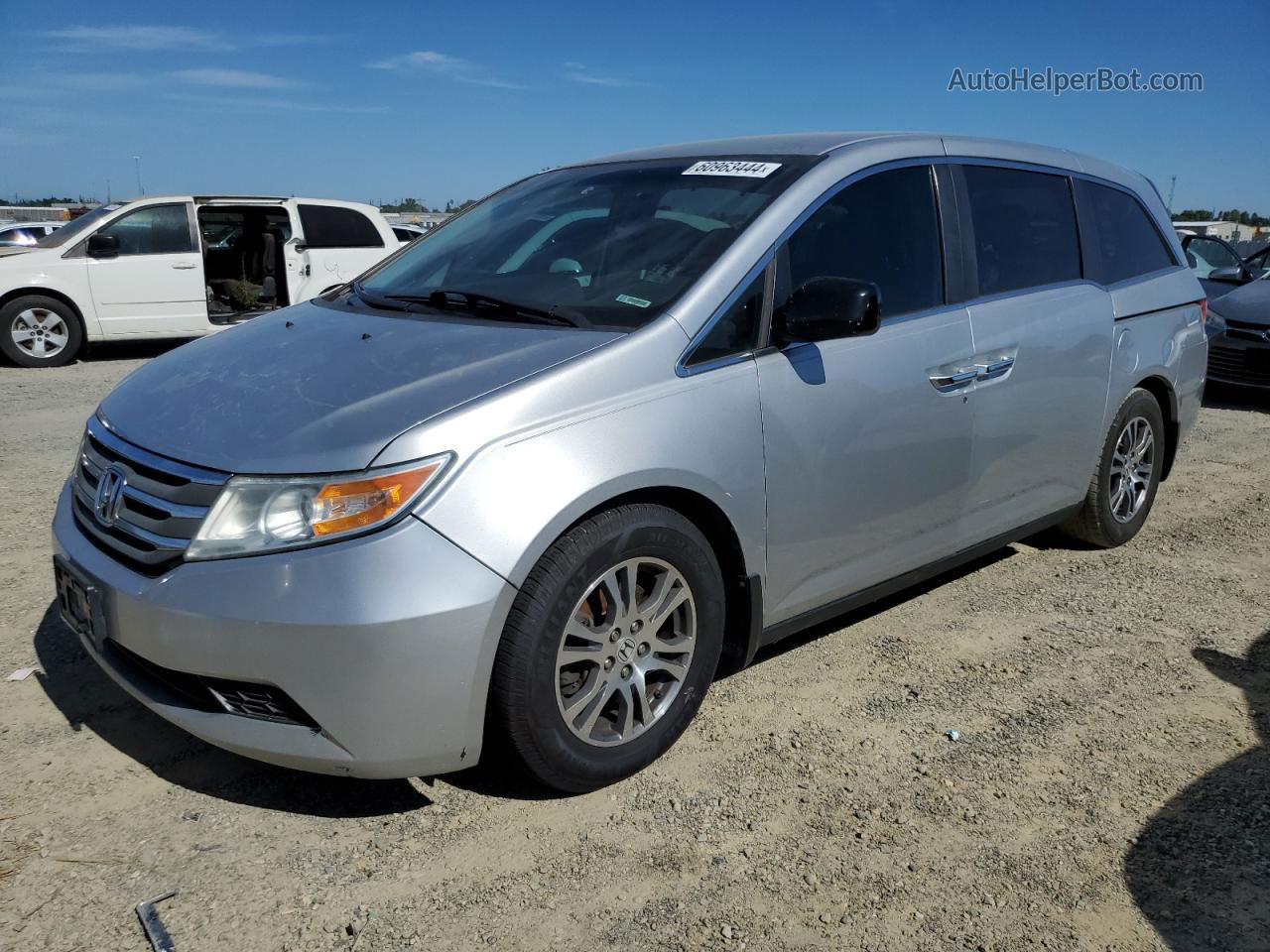 2013 Honda Odyssey Ex Silver vin: 5FNRL5H45DB089770